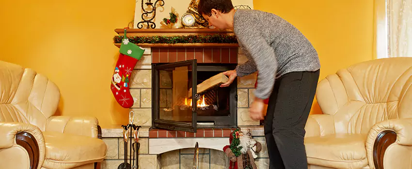 Rusted Metal Fireplace Restoration in Cohoes, New York